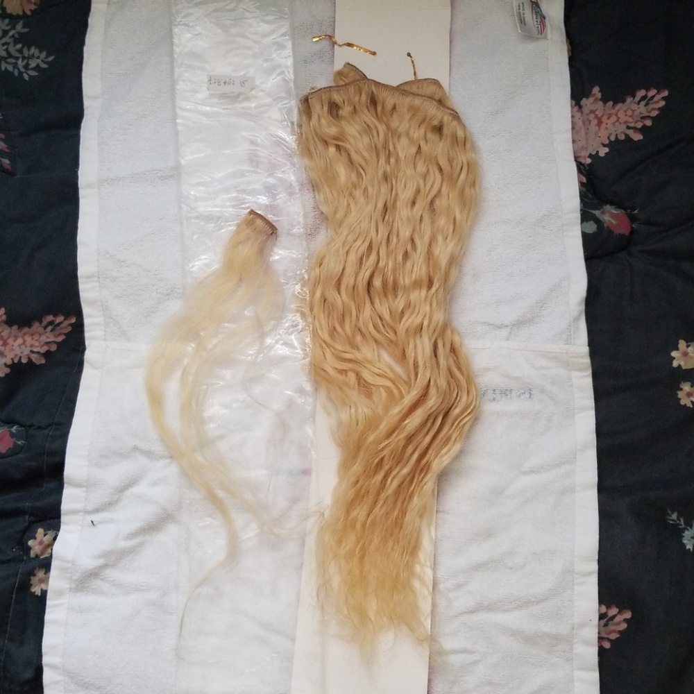 7 piece  MONGOLIAN Human Hair Clip-Ins